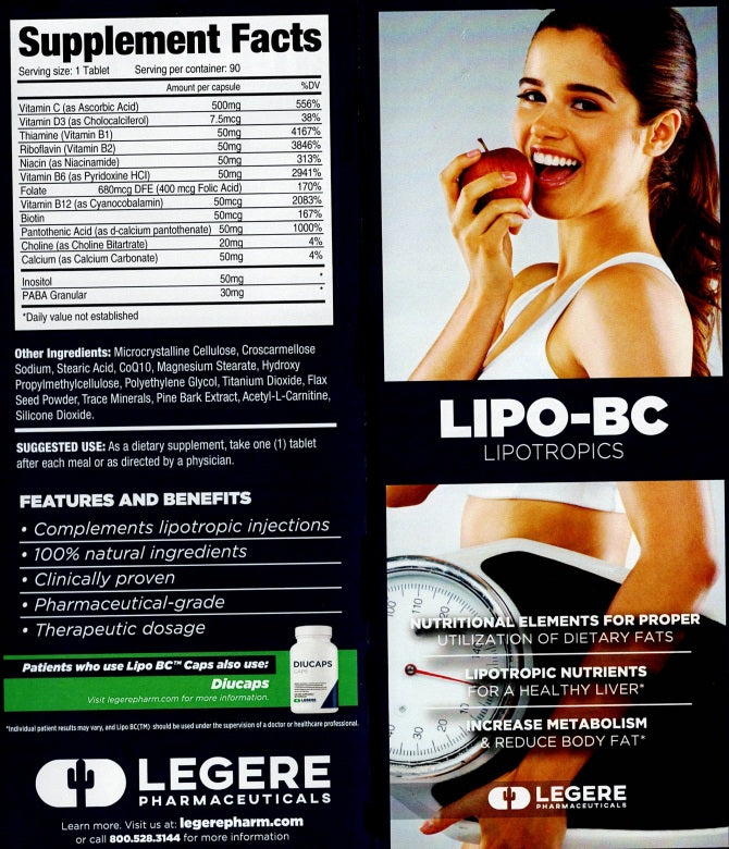 Lipo BC Tablets - 1 Bottle